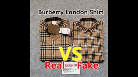 fake burberry check shirt women's|how to spot a burberry.